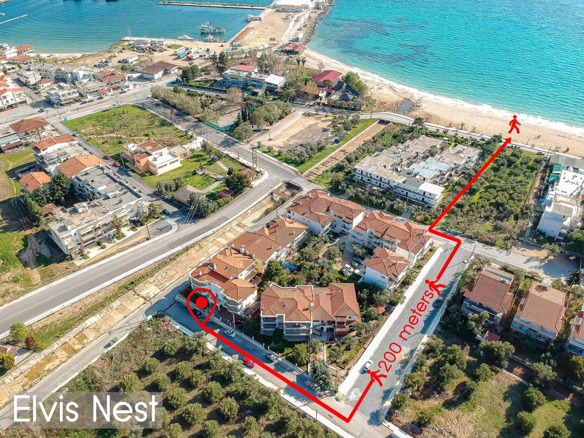 Elvis Nest Apartment Nea Moudania Ruang foto